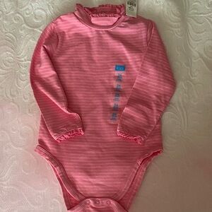 The Children's Place Pink Striped Bodysuit